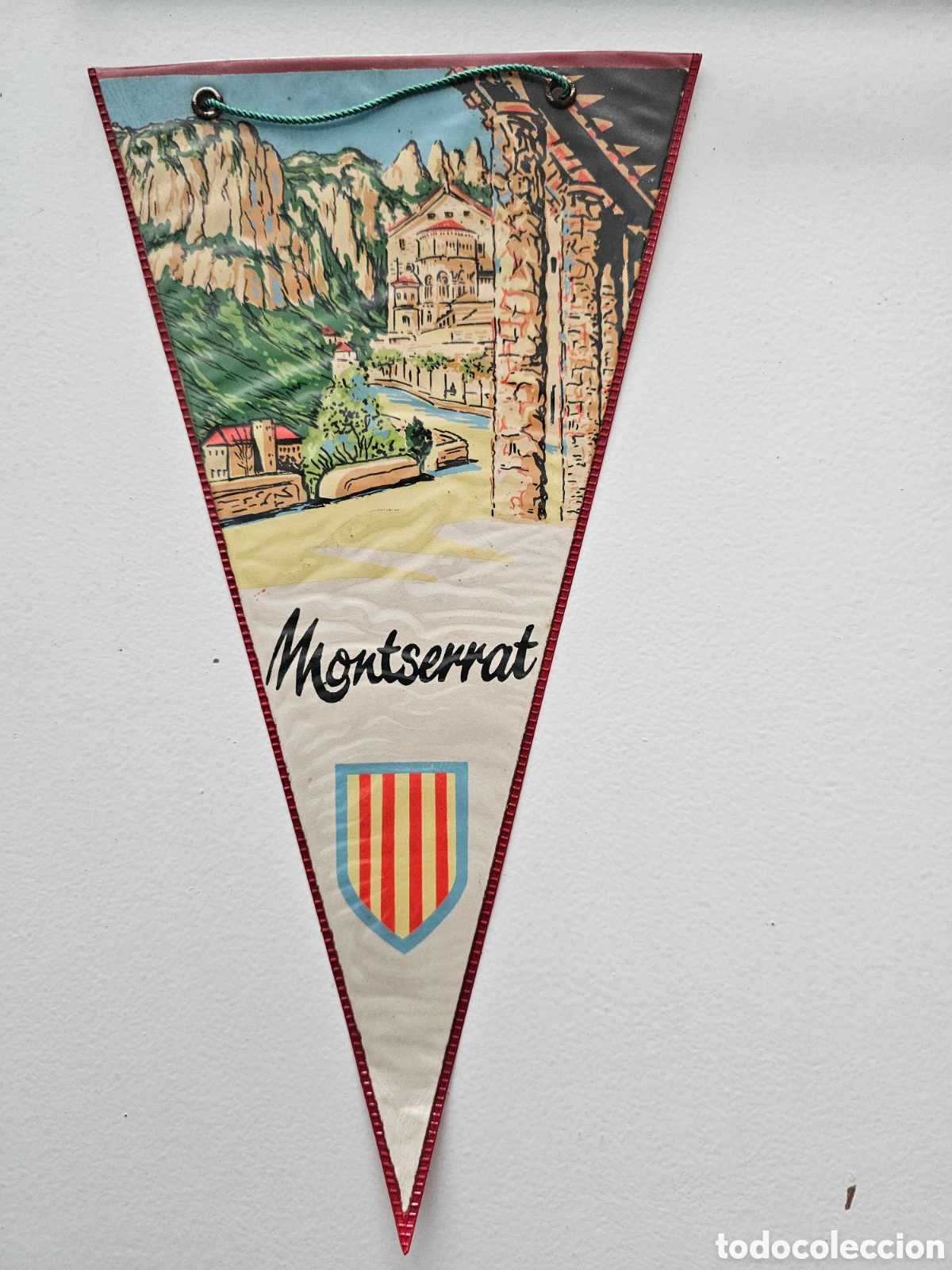 Banderines de colecci&oacute;n: Bander&iacute;n de Montserrat 1950s 1970s