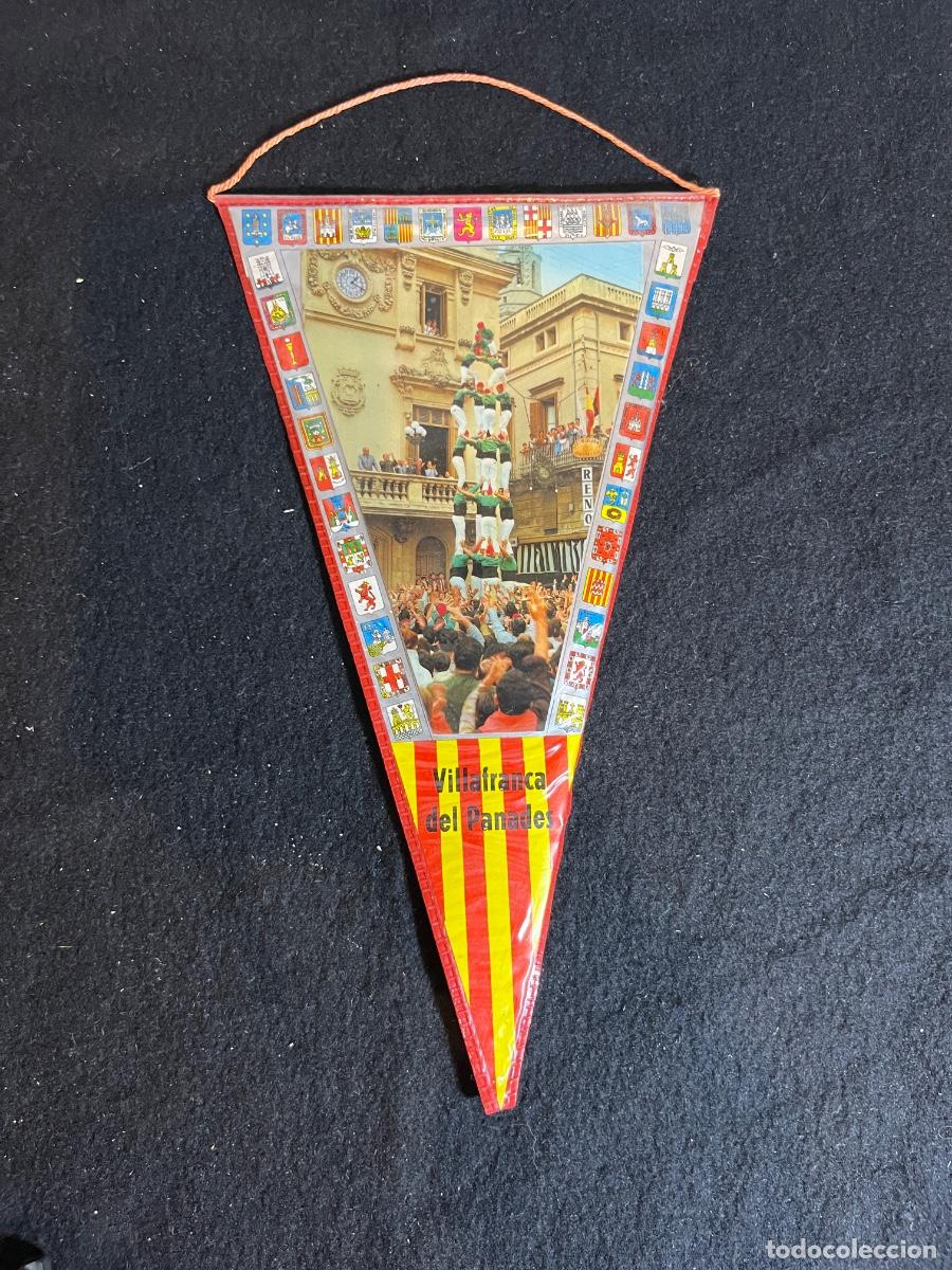 Bandierine di collezione: Bander&iacute;n Villafranca del Panad&eacute;s Castellers vintage Vilafranca Pened&egrave;s a&ntilde;os 60 70