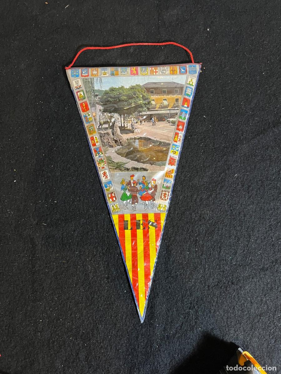 Banderines de colecci&oacute;n: Bander&iacute;n Camprod&oacute;n vintage Pla&ccedil;a Doctor Robert sardanas recuerdo tur&iacute;stico a&ntilde;os 60 70