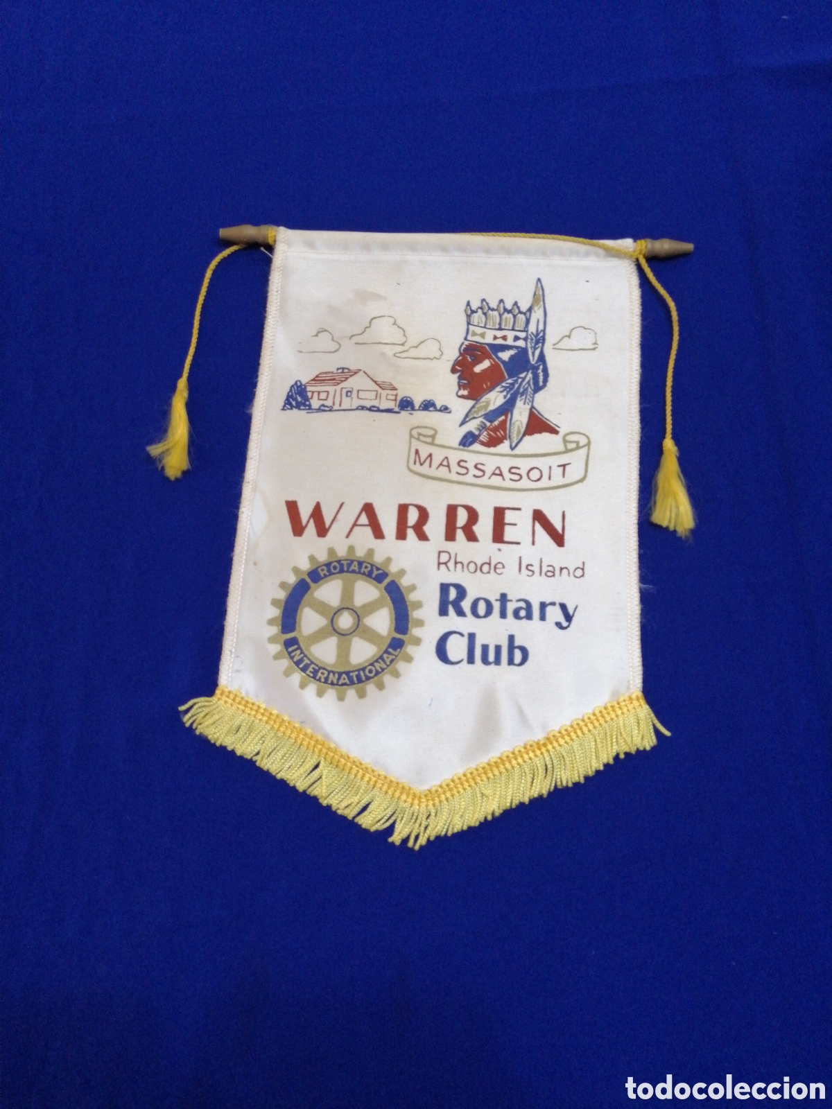 Banderines de colecci&oacute;n: ROTARY CLUB - WARREN ISLAND ROTARY CLUB - MASSASOIT - BANDERIN