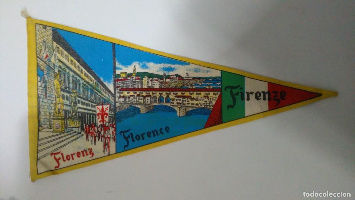 Banderines de colecci&oacute;n: BANDERIN DE FLORENCIA A&Ntilde;OS 60