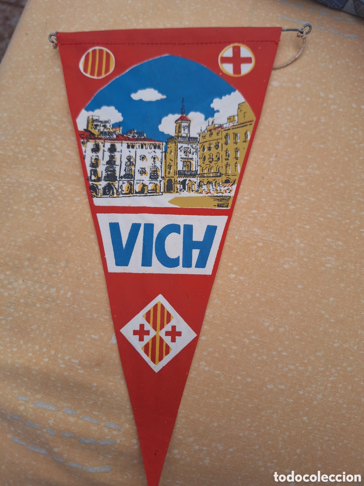Banderines de colecci&oacute;n: Banderin antiguo Vich