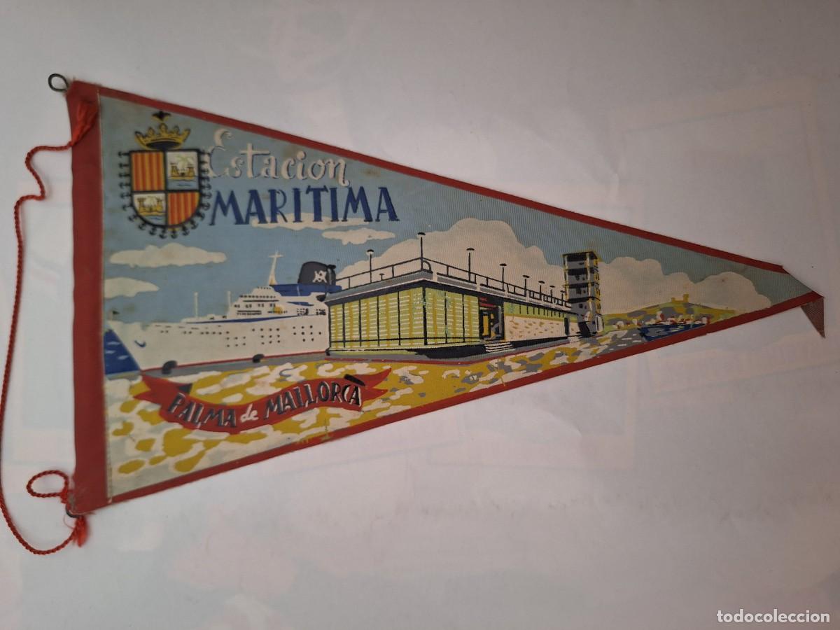Galhardetes de cole&ccedil;&atilde;o: BANDERIN PUBLICIDAD ESTACION MARITIMA PALMA DE MALLORCA RV