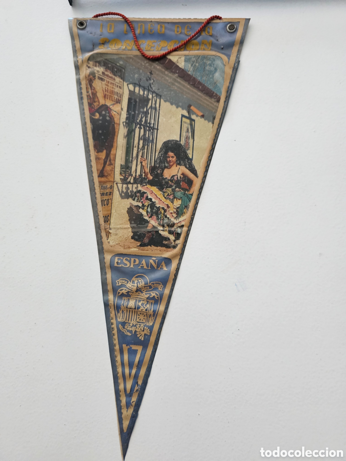 Banderines de colecci&oacute;n: Unico en Todocolecci&oacute;n Fant&aacute;stico bander&iacute;n de la L&iacute;nea de la Concepci&oacute;n 1950s 1960s
