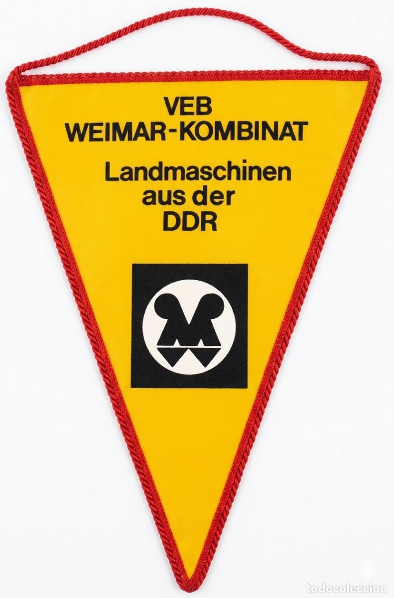 Banderines de colecci&oacute;n: Bander&iacute;n antiguo de la RDA - Weimar Kombinat