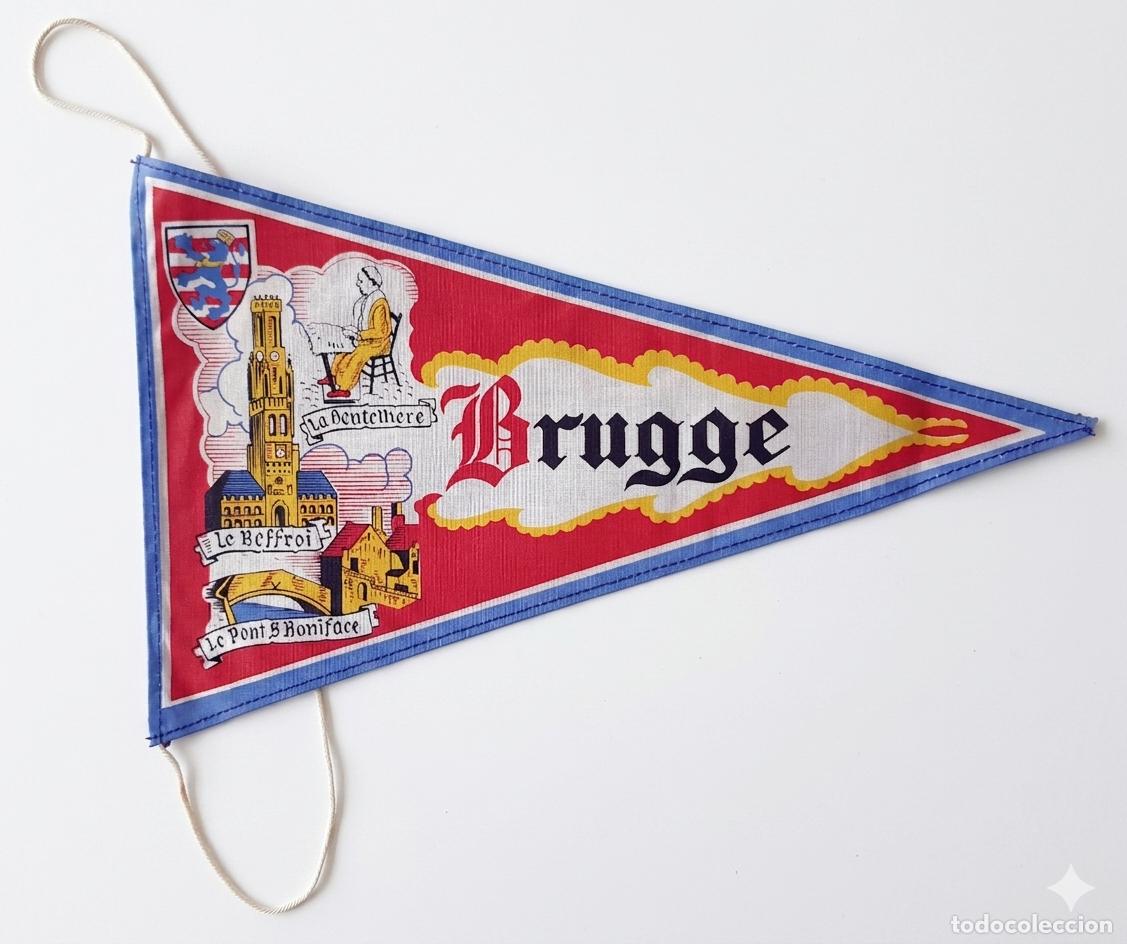 Bandierine di collezione: Brujas (Brugge) - B&eacute;lgica - Bander&iacute;n vintage