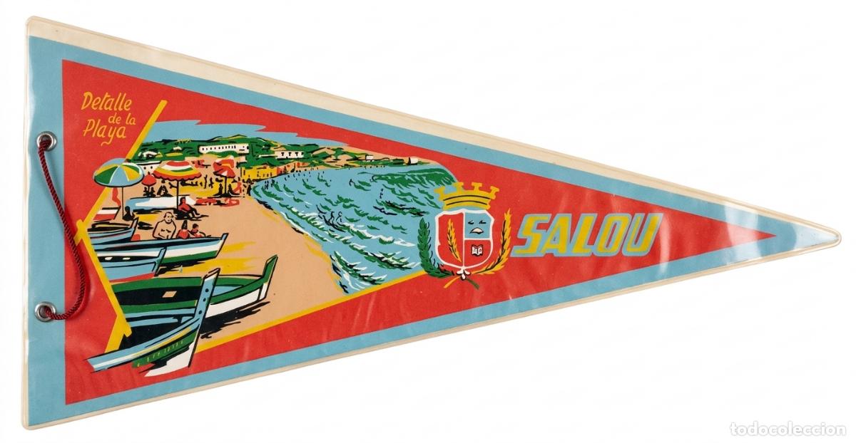 Banderines de colecci&oacute;n: Salou - Costa Dorada - Bander&iacute;n vintage