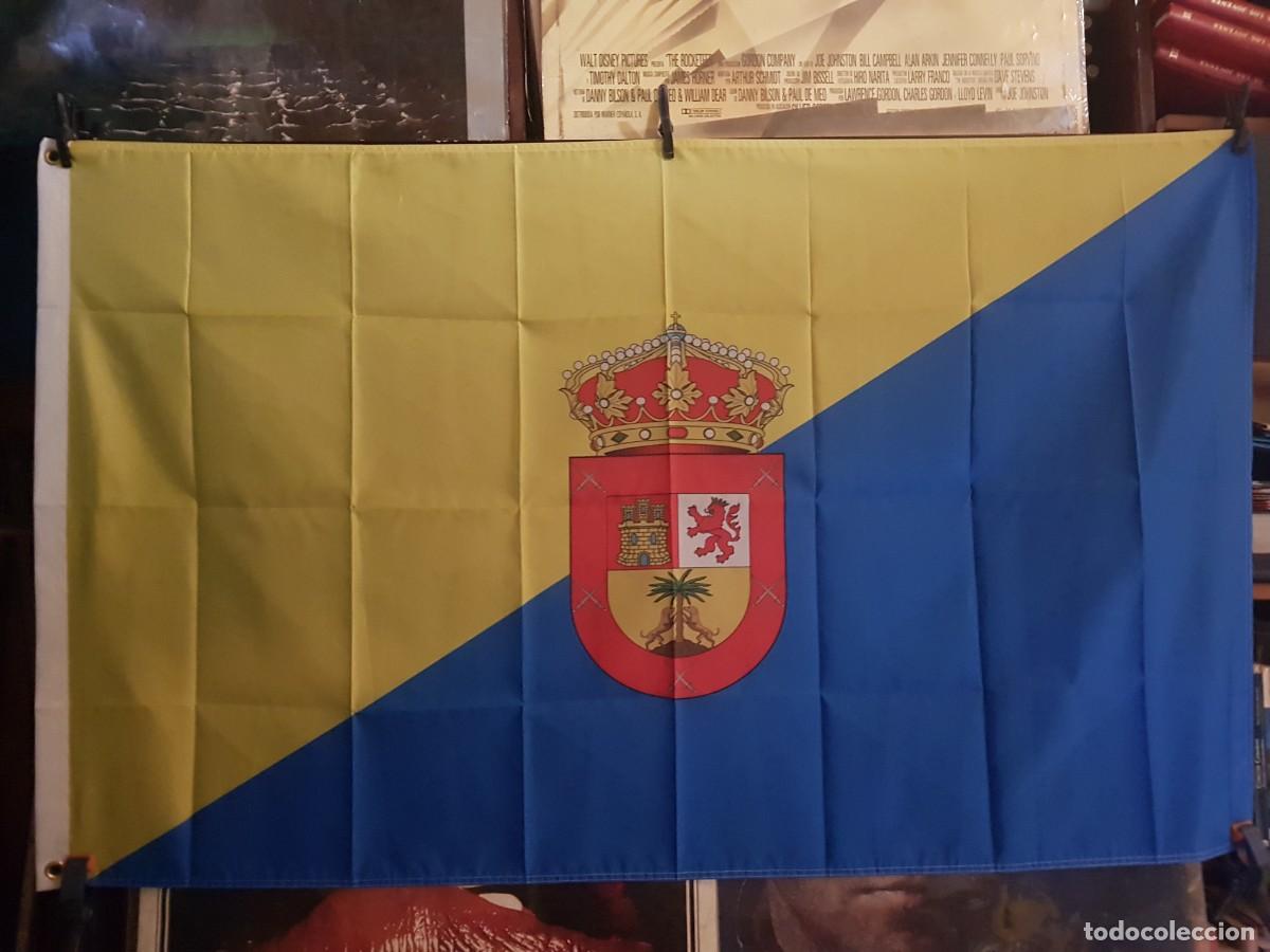 Banderines de colecci&oacute;n: BANDERA DE LAS PALMAS DE GRAN CANARIA 150CMX90CM