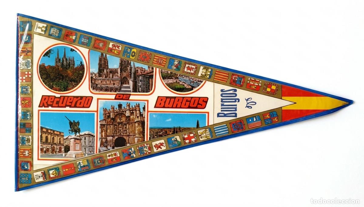 Banderines de colecci&oacute;n: Burgos - Multinotas y Her&aacute;ldica - Bander&iacute;n vintage