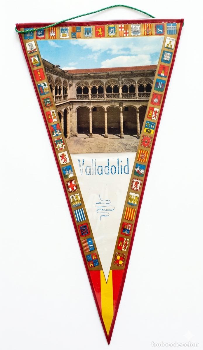 Banderines de colecci&oacute;n: Valladolid - Castilla y Le&oacute;n - Colegio de Santa Cruz - Bander&iacute;n vintage