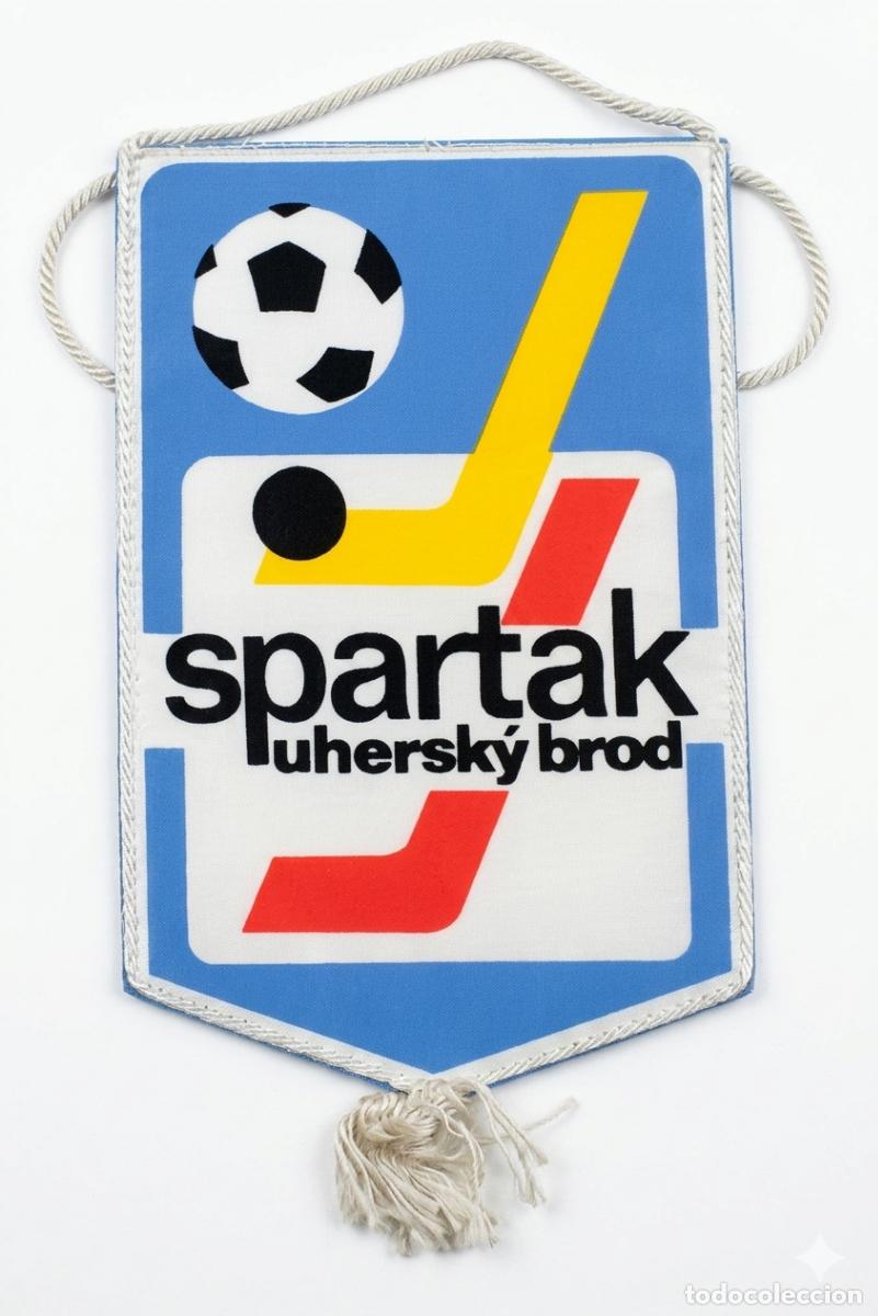 Banderines de colecci&oacute;n: Spartak Uhersk&yacute; Brod - Checoslovaquia - Multideporte - Bander&iacute;n vintage