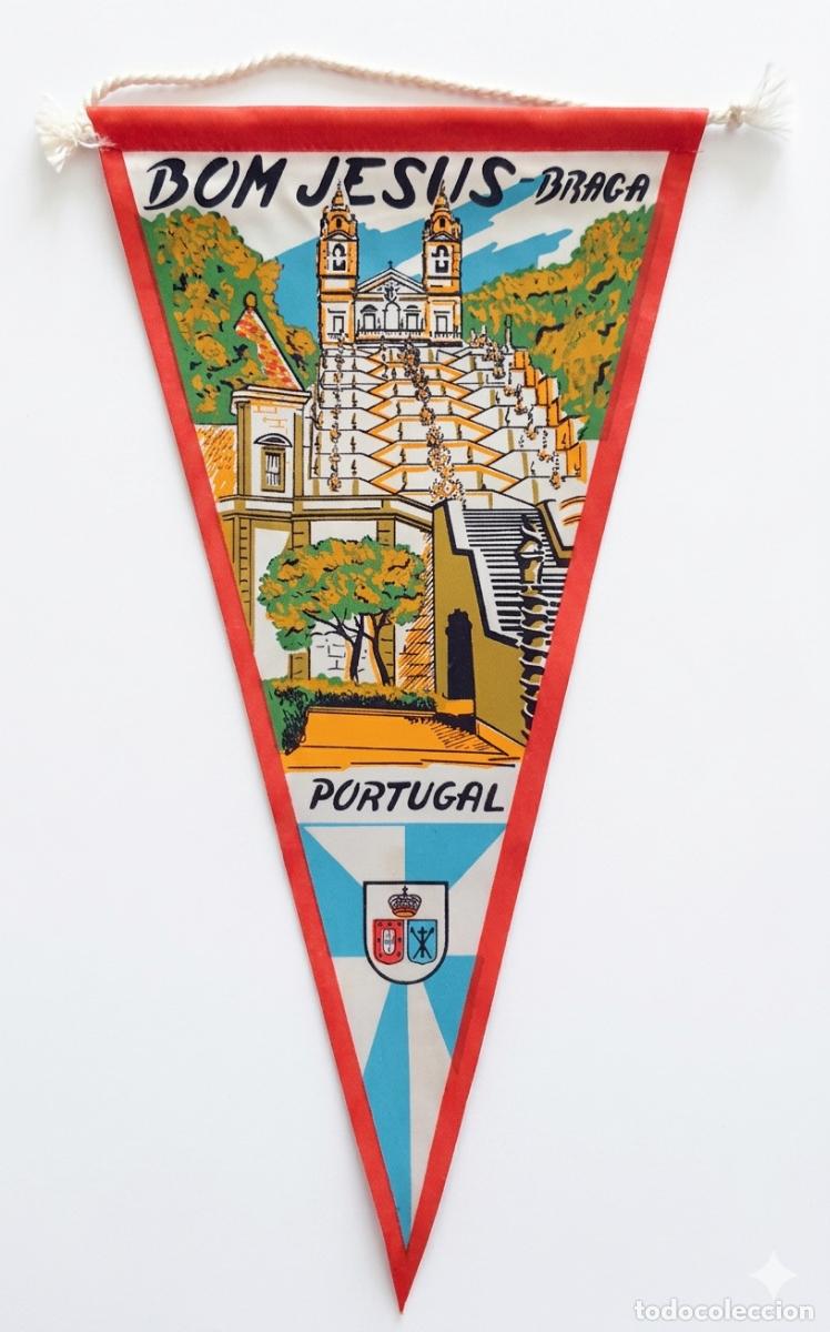 Banderines de colecci&oacute;n: Braga - Portugal - Bom Jesus do Monte - Bander&iacute;n vintage