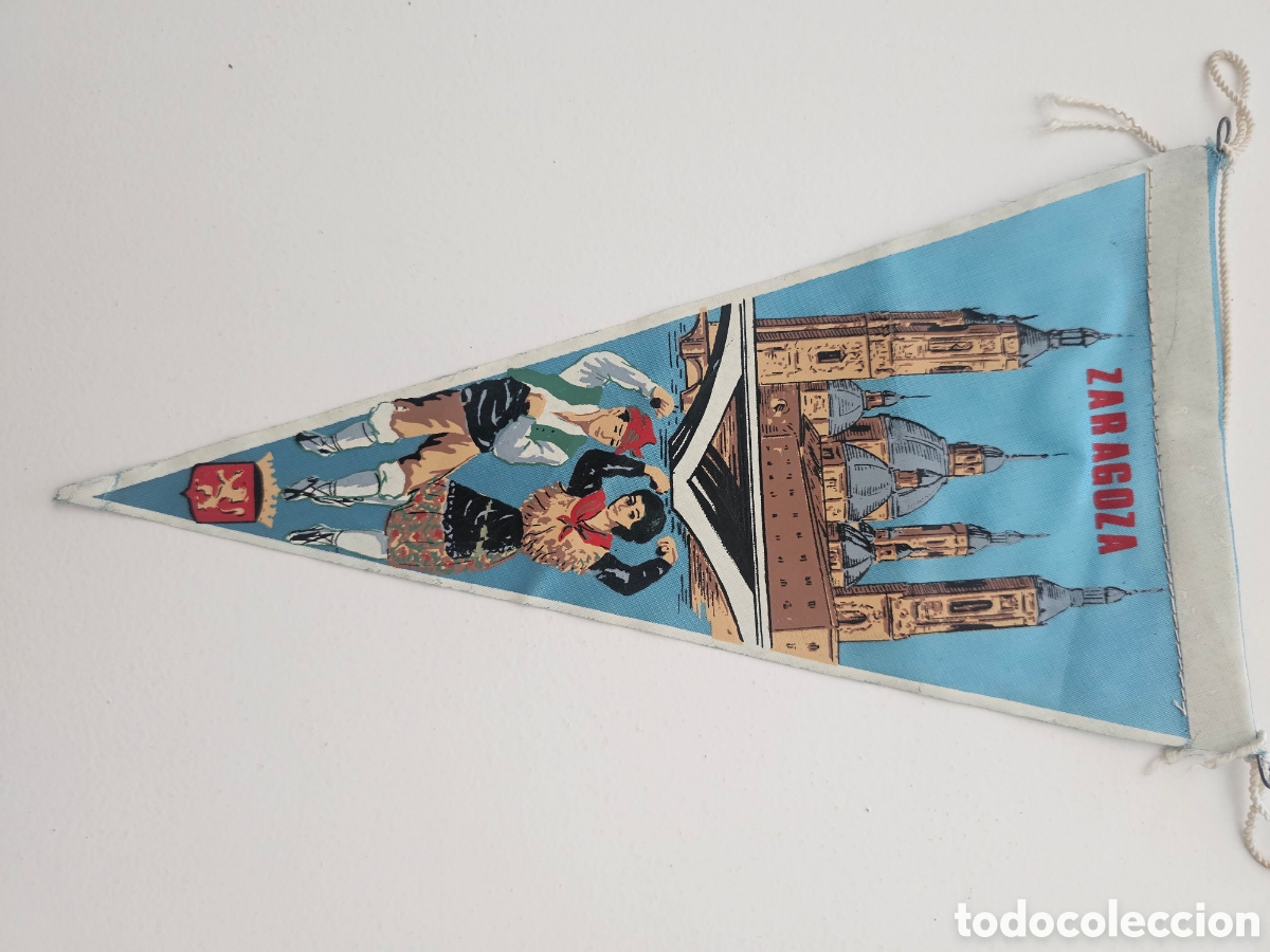 Banderines de colecci&oacute;n: Bander&iacute;n de Zaragoza 1950s 1960s
