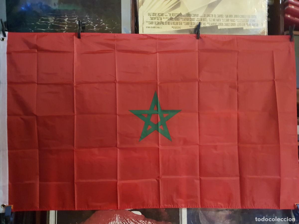 Banderines de colecci&oacute;n: BANDERA DE MARRUECOS 155CMX90CM