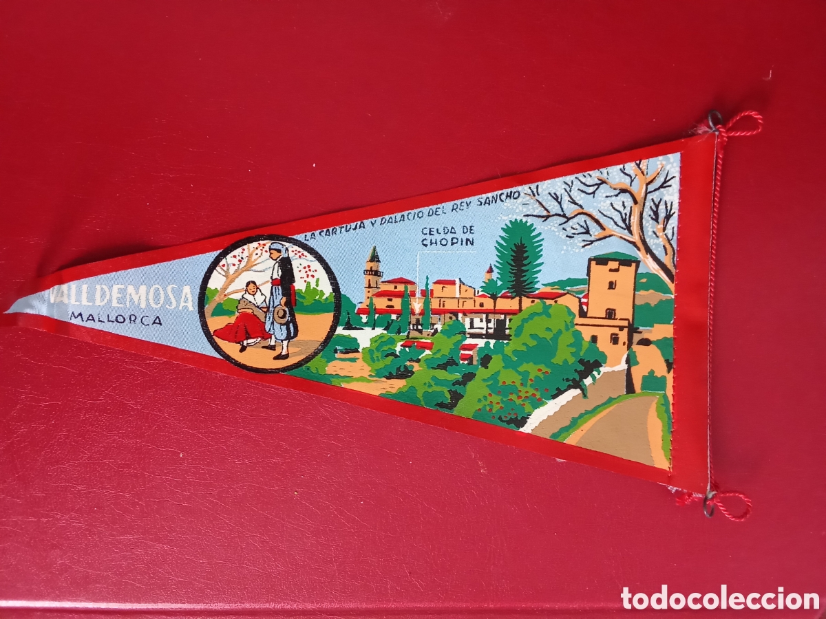 Banderines de colecci&oacute;n: Banderin Valldemosa ,Mallorca, JMJ