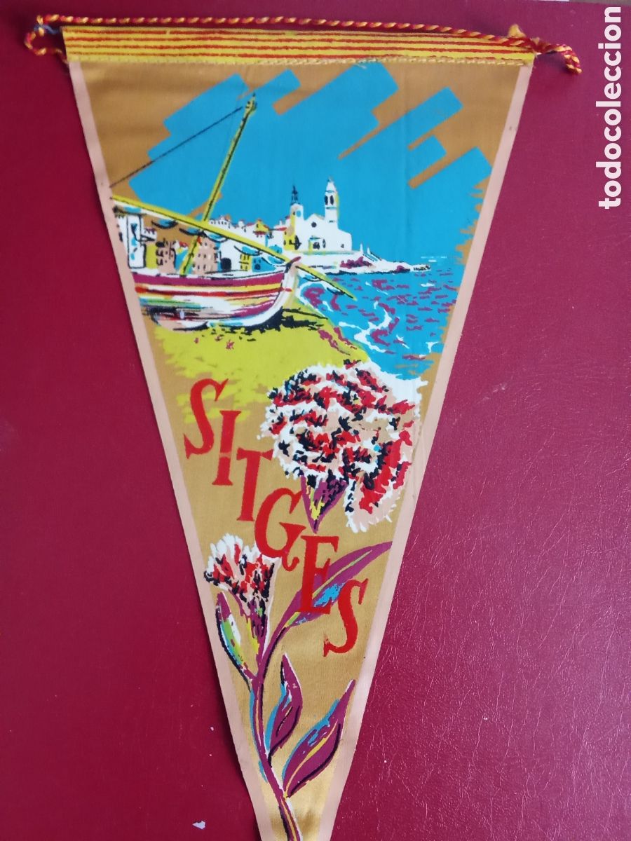 Banderines de colecci&oacute;n: Banderin SITGES, JMJ - Foto 1