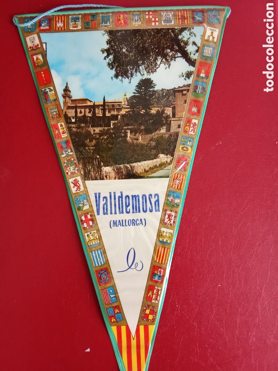 Banderines de colecci&oacute;n: Banderin VALLDEMOSA,Mallorca, JMJ