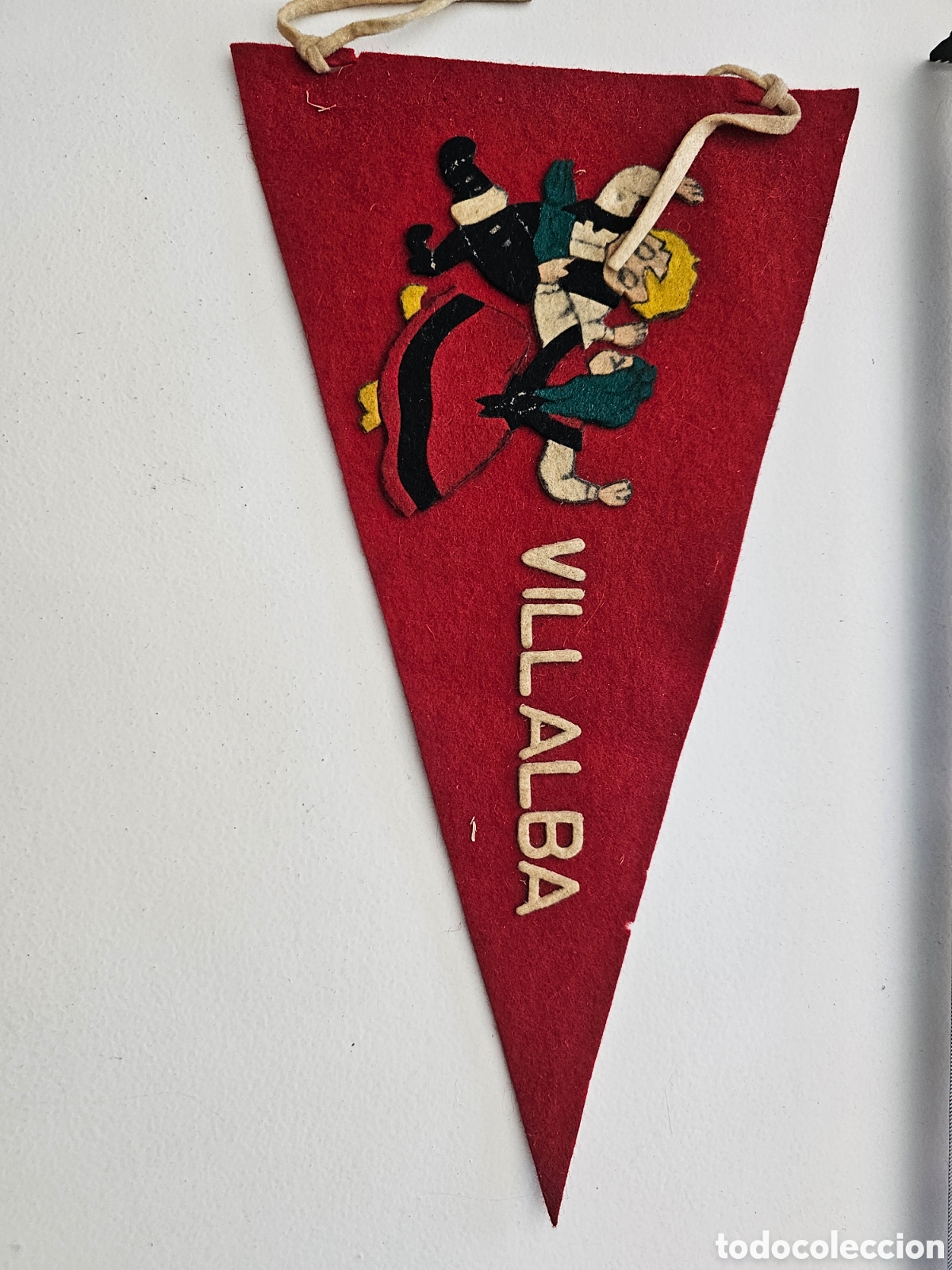 Banderines de colecci&oacute;n: Bander&iacute;n de Villalba Lugo Galicia 1950s 1960s