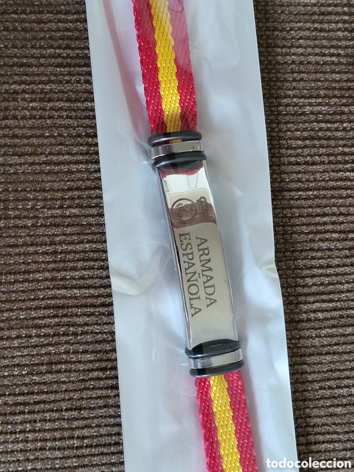 Banderines de colecci&oacute;n: Pulsera Acero Espa&ntilde;a Armada Espa&ntilde;ola