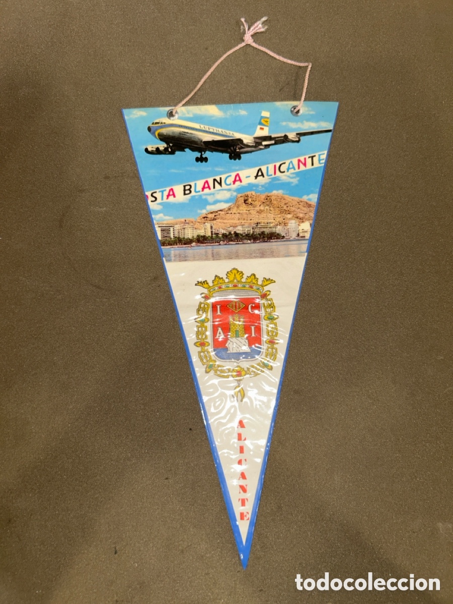 Banderines de colecci&oacute;n: ANTIGUO BANDER&Iacute;N COSTA BLANCA ALICANTE