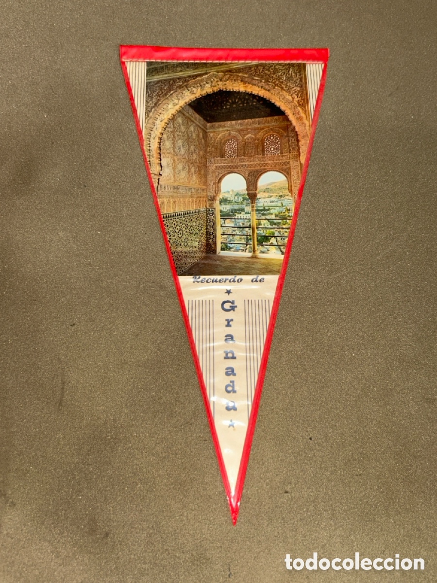 Banderines de colecci&oacute;n: ANTIGUO BANDER&Iacute;N RECUERDO DE GRANADA