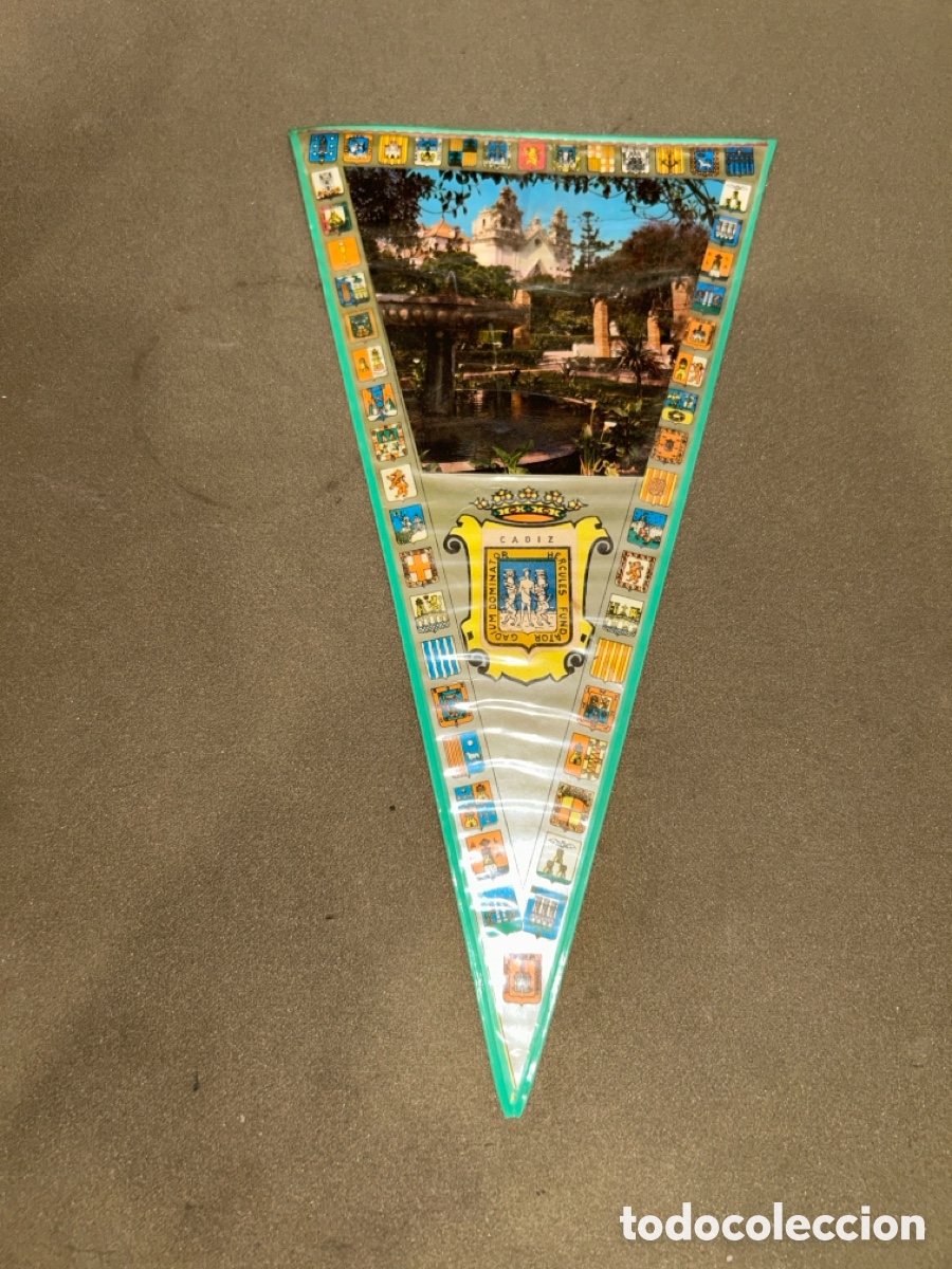 Banderines de colecci&oacute;n: ANTIGUO BANDER&Iacute;N RECUERDO DE C&Aacute;DIZ