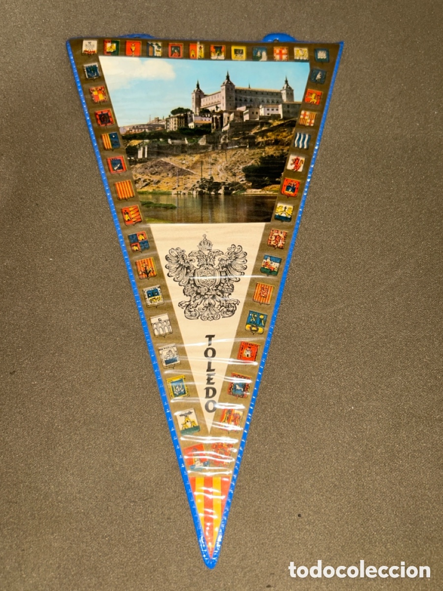 Banderines de colecci&oacute;n: ANTIGUO BANDER&Iacute;N RECUERDO DE TOLEDO