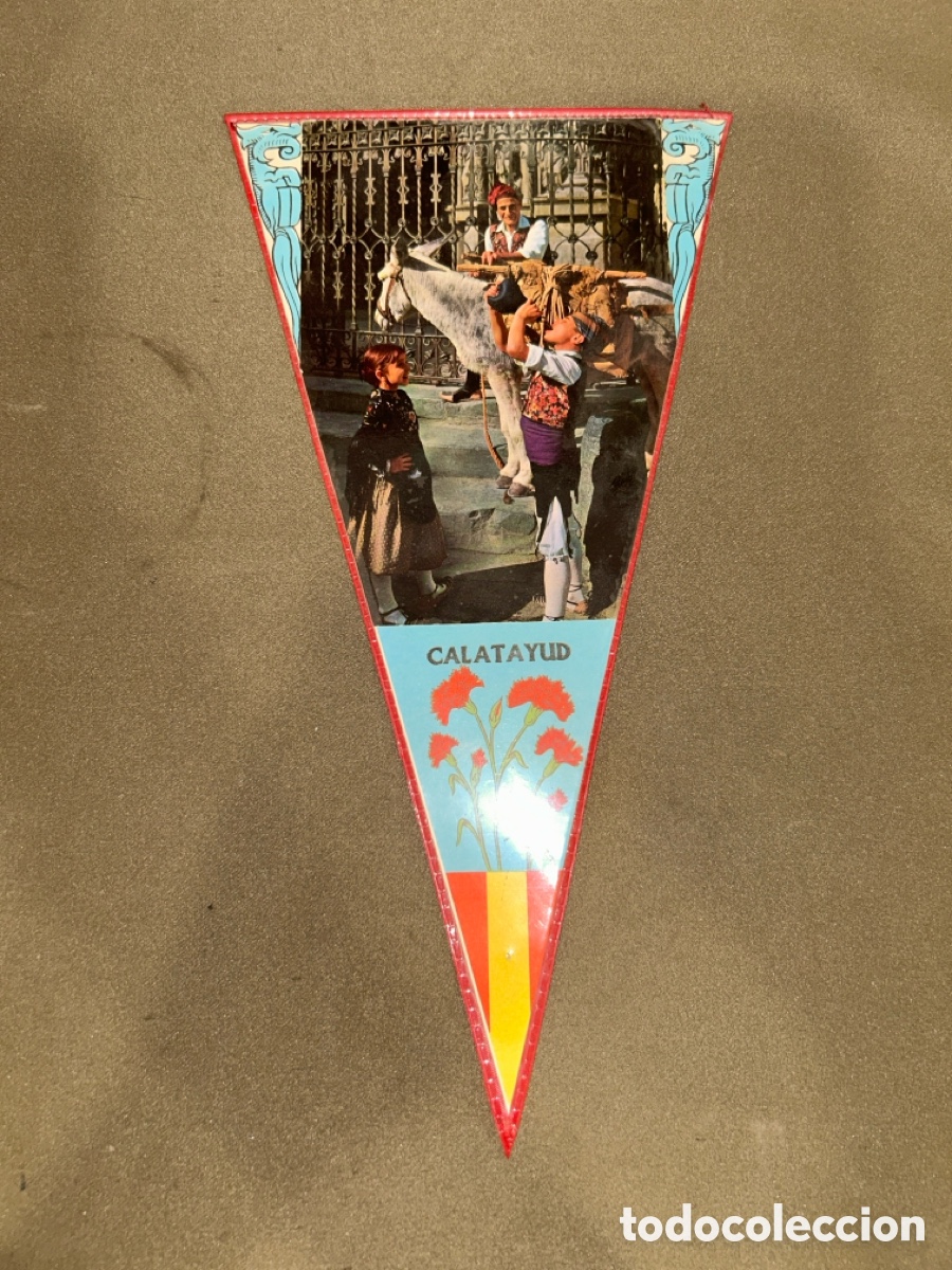 Banderines de colecci&oacute;n: BANDER&Iacute;N RECUERDO CALATAYUD *VER FOTOS*