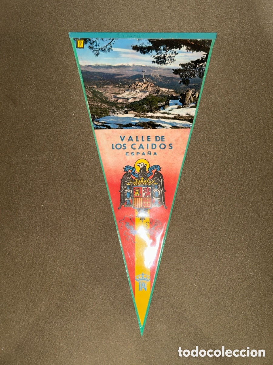 Banderines de colecci&oacute;n: ANTIGUO BANDER&Iacute;N VALLE DE LOS CA&Iacute;DOS ESPA&Ntilde;A