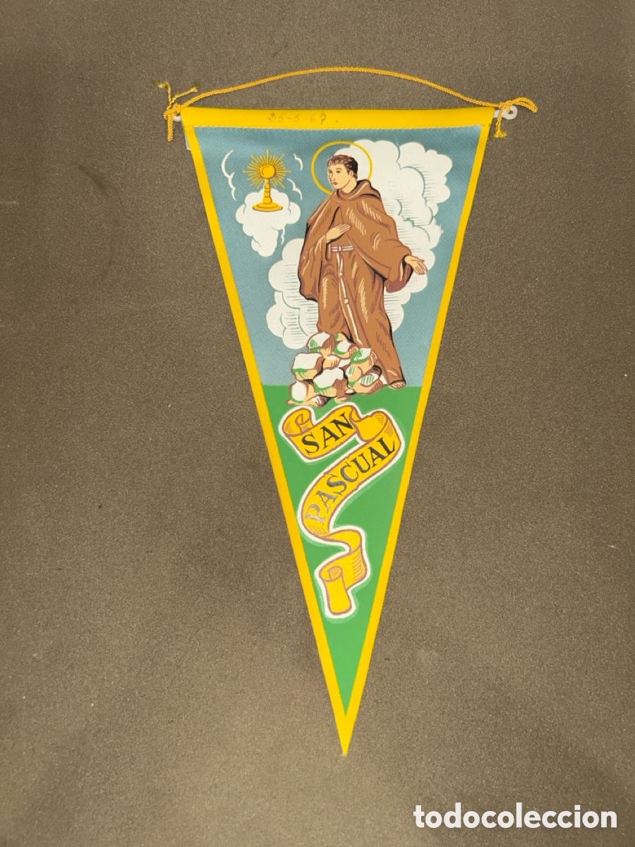 Banderines de colecci&oacute;n: ANTIGUO BANDER&Iacute;N SAN PASCUAL