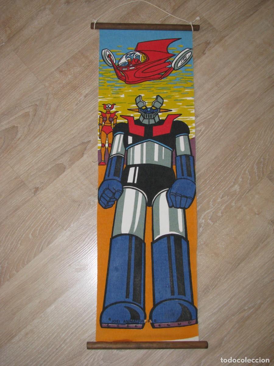 Banderines de colecci&oacute;n: BANDERIN O CARTEL DE TELA MAZINGER Z. A&Ntilde;OS 70. 68X22 CM.