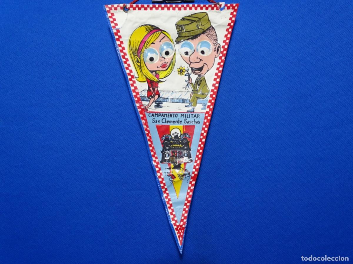 Collection pennants: BANDER&Iacute;N CAMPAMENTO MILITAR SAN CLEMENTE SASEBAS.