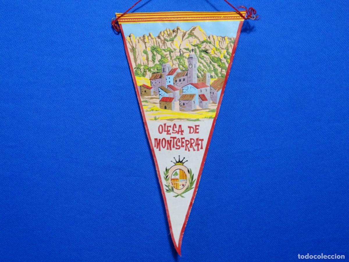 Fanions de collection: BANDER&Iacute;N OLESA DE MONTSERRAT.
