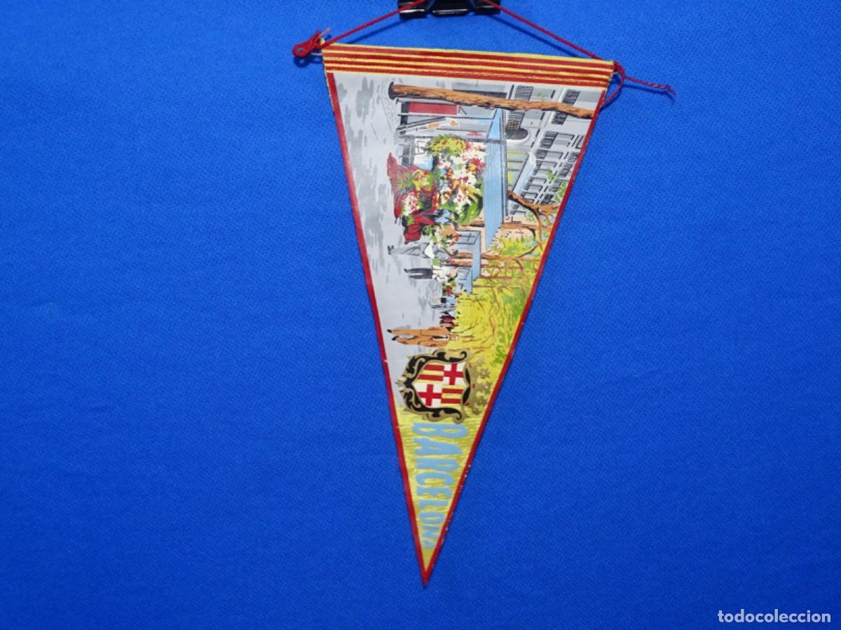 Collection pennants: BANDER&Iacute;N BARCELONA, RAMBLA DE LAS FLORES. CATALUNYA