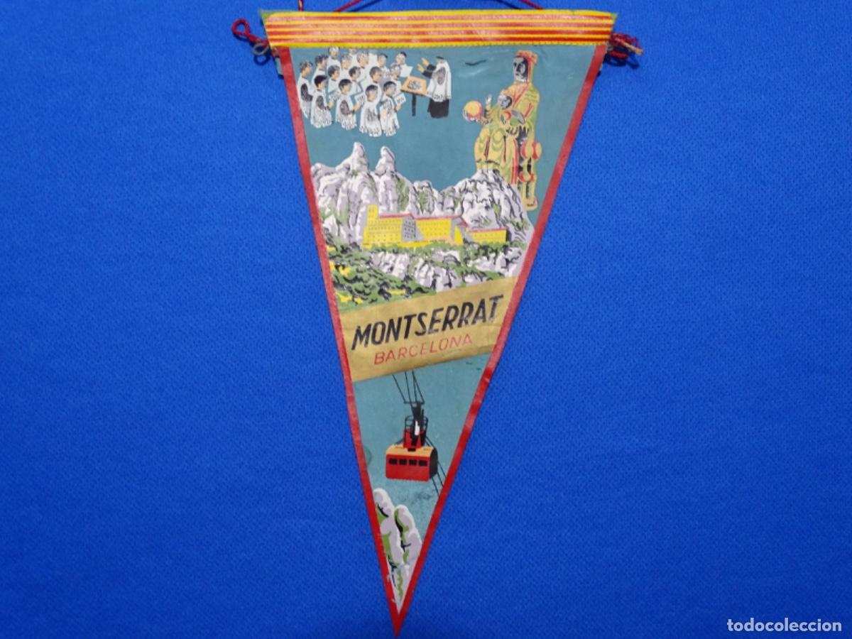 Banderines de colecci&oacute;n: BANDERIN MONTSERRAT BARCELONA CATALUNYA.