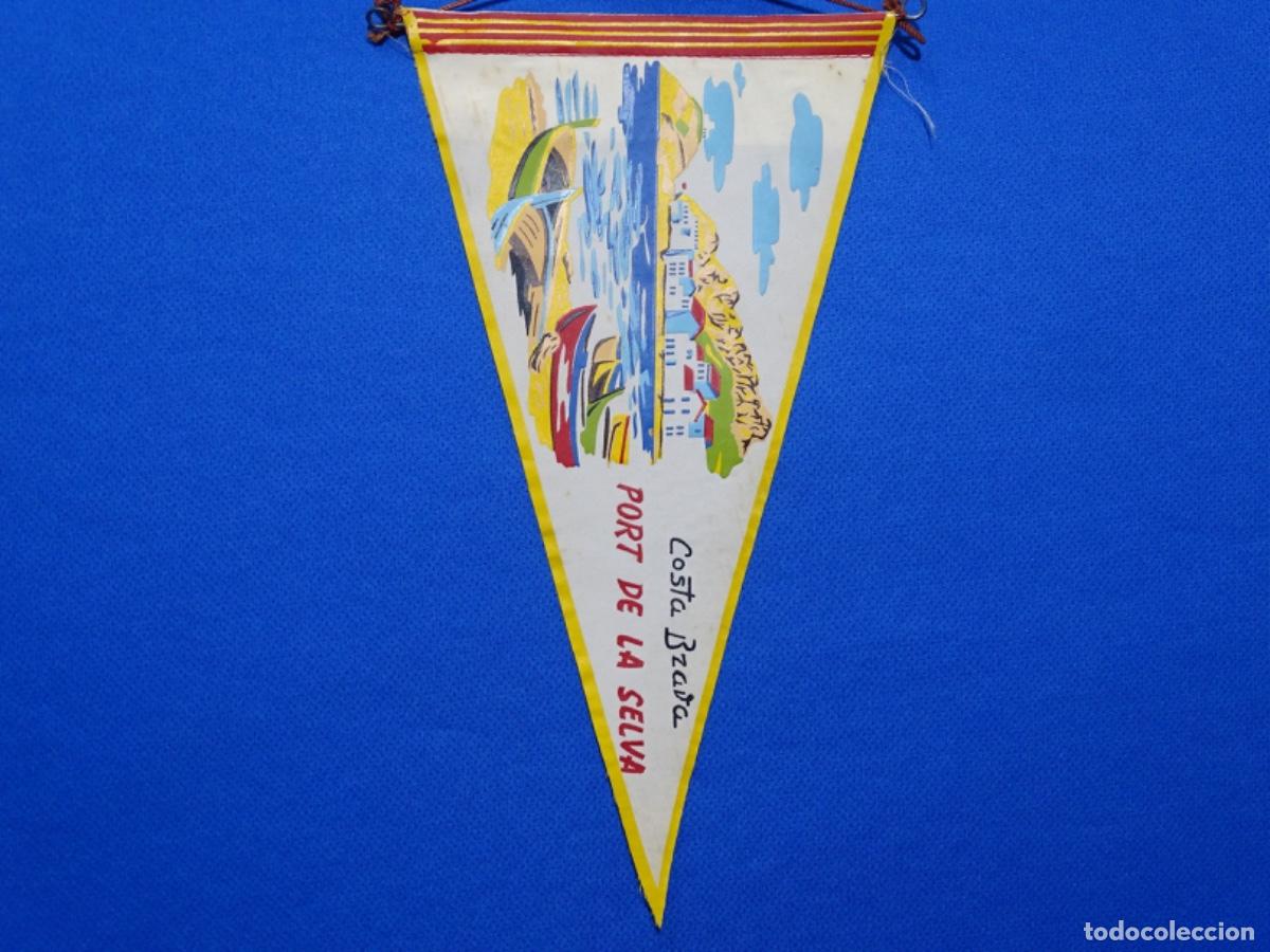 Banderines de colecci&oacute;n: BANDERIN PORT DE LA SELVA COSTA BRAVA CATALUNYA.