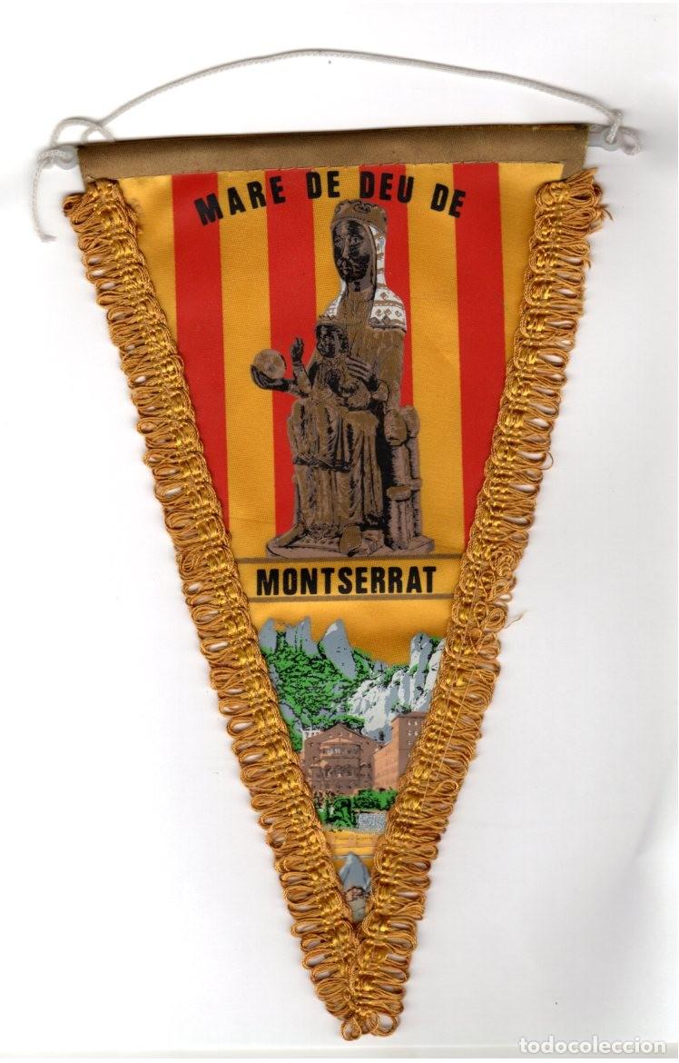 Banderines de colecci&oacute;n: MARE DE DEU DE MONTSERRAT *** BANDERIN TELA