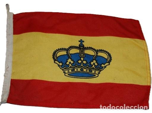 Banderines de colecci&oacute;n: BANDERA/BANDERIN NAUTICO CON CORONA REAL A&Ntilde;OS 80