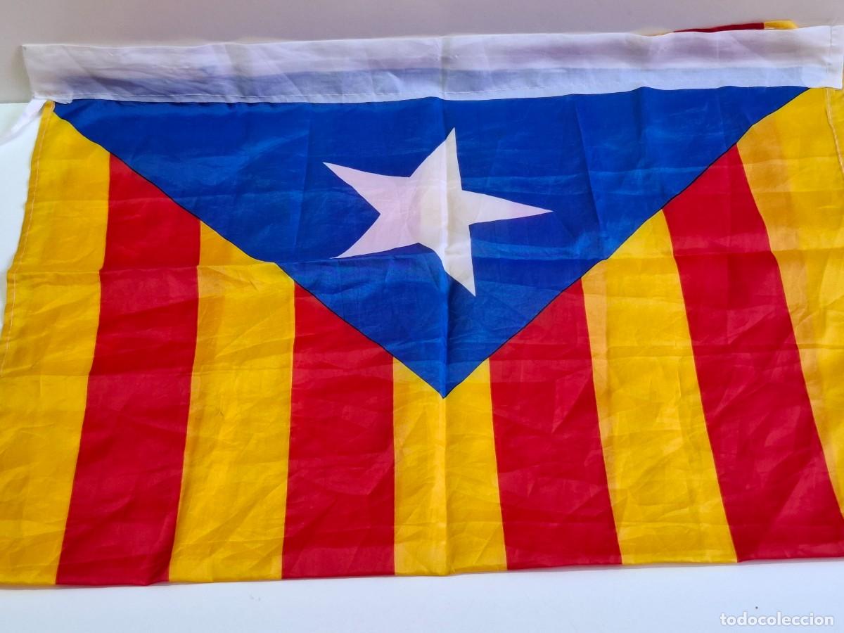 Bandierine di collezione: BANDERA CATALANA GRANDE DE TELA - 90X60.CM APROX