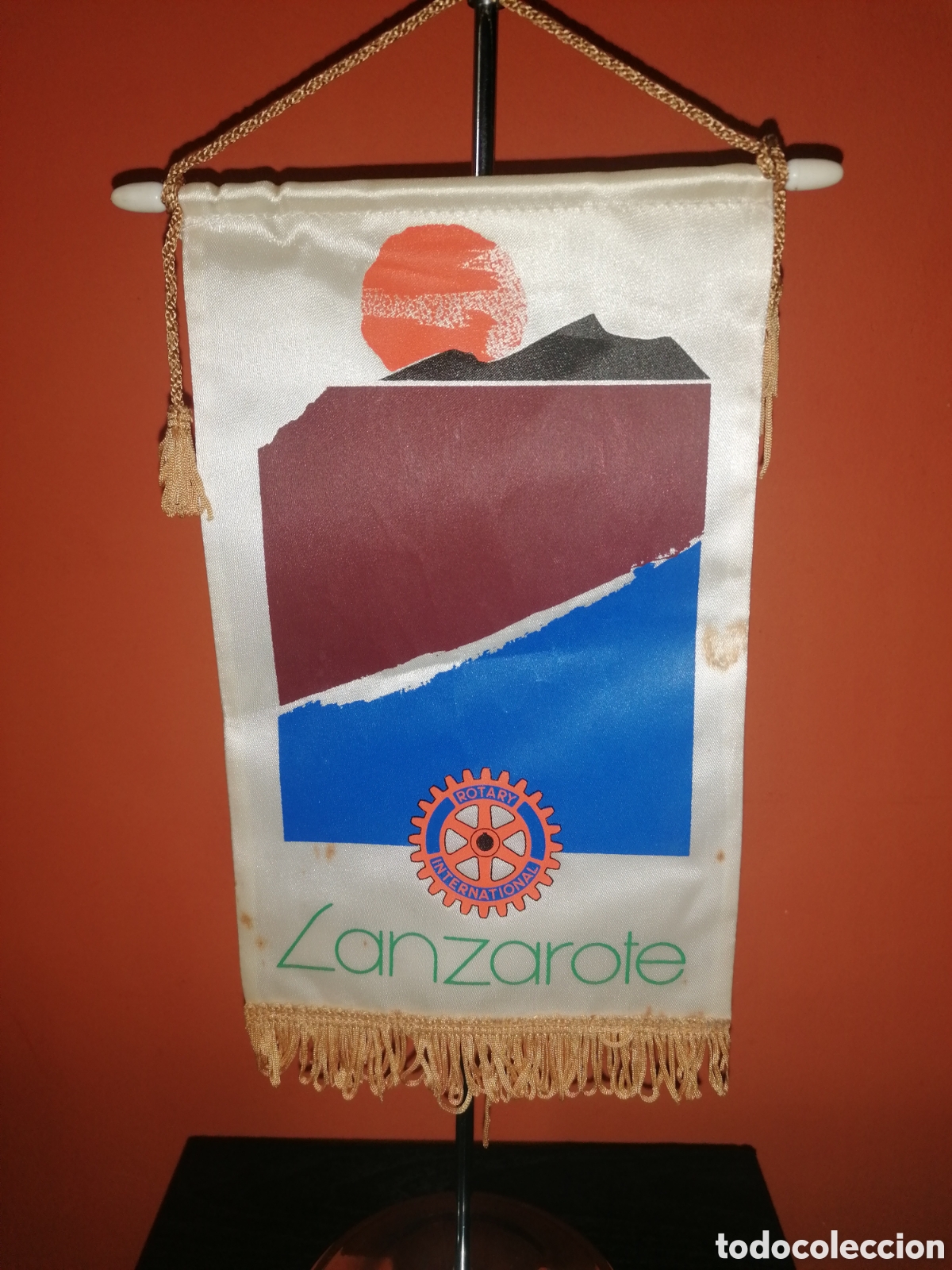 Banderines de colecci&oacute;n: Antiguo bander&iacute;n LANZAROTE