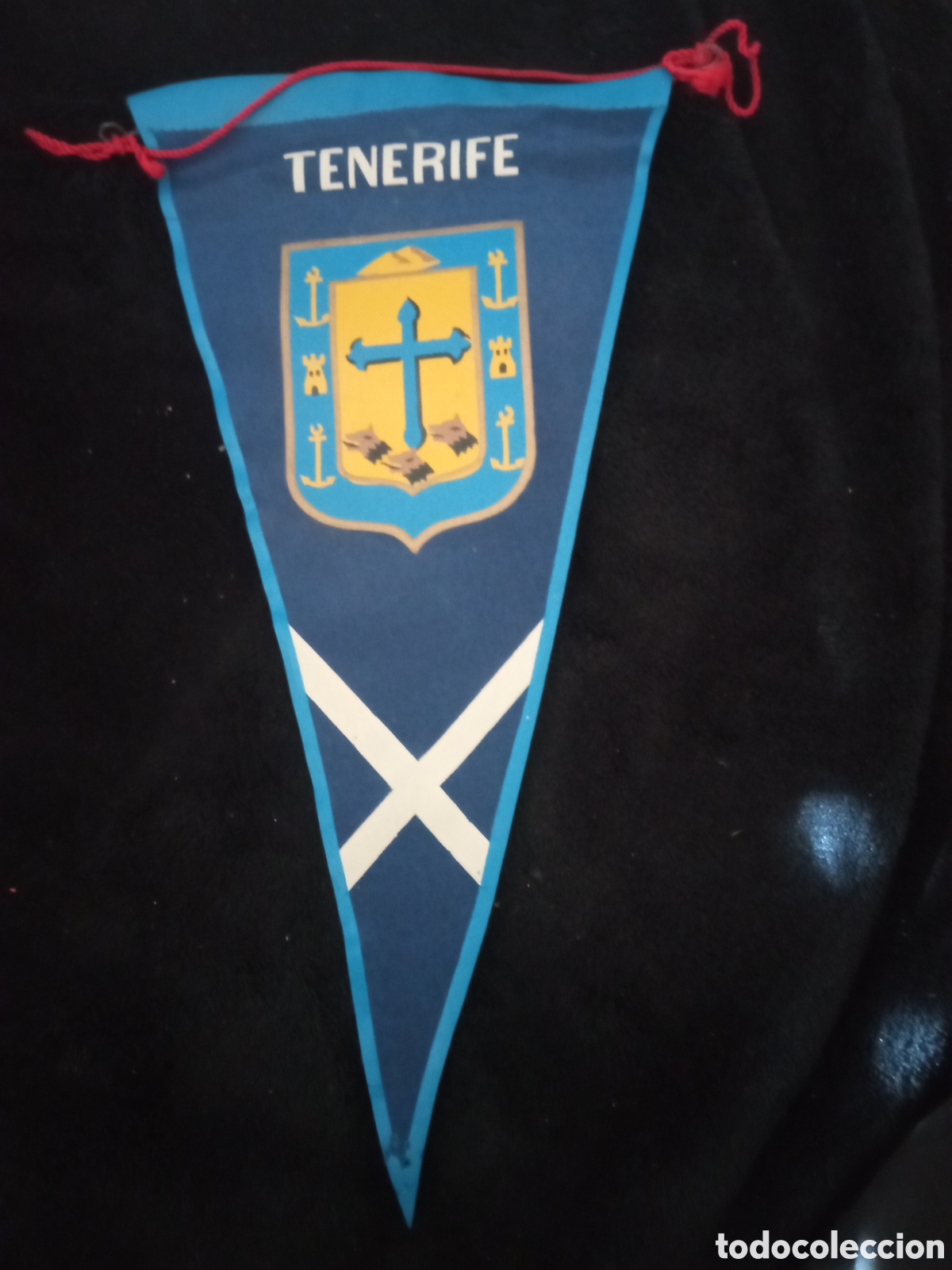 Banderines de colecci&oacute;n: Antiguo banderin, Tenerife, 27 cm de altura