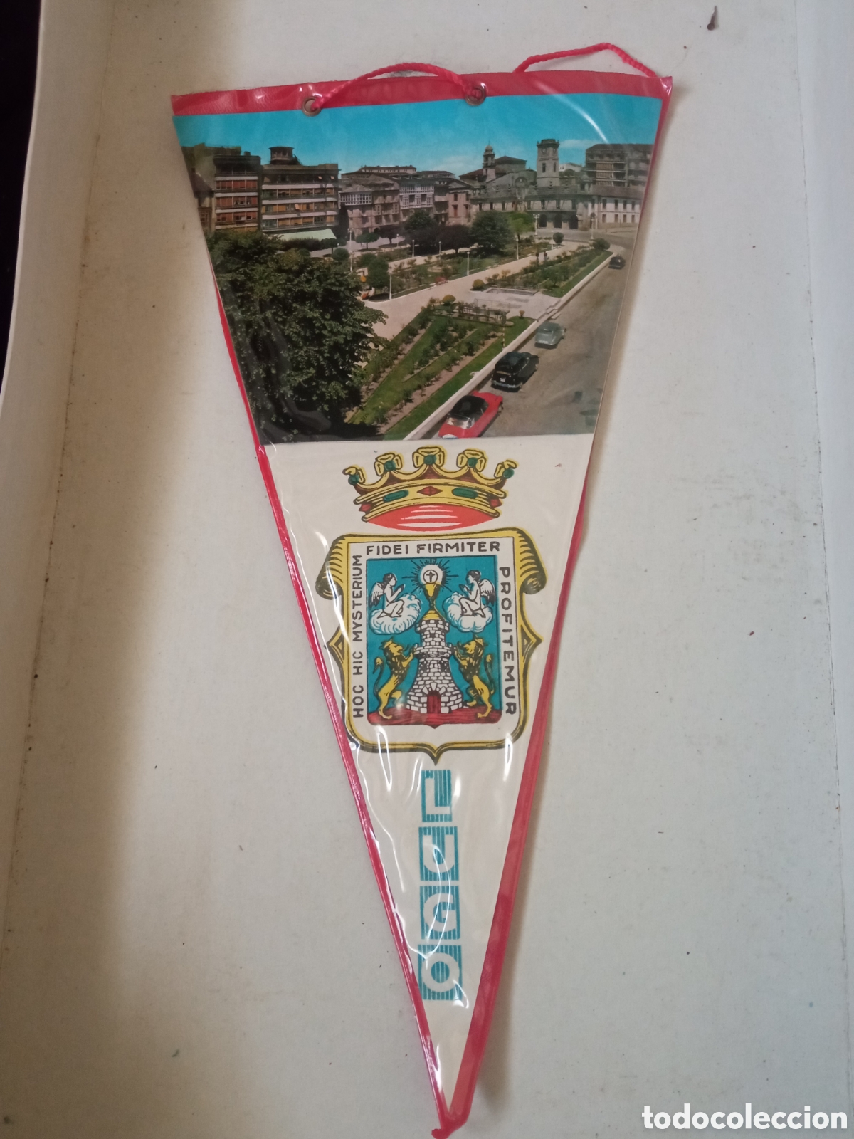Banderines de colecci&oacute;n: Antiguo banderin, Lugo, 28 cm de altura