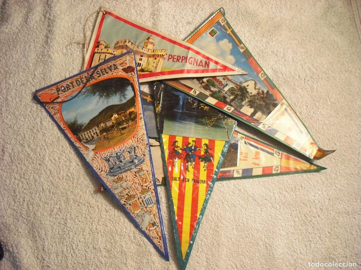 Bandierine di collezione: LOTE DE 5 BANDERINES DE CATALU&Ntilde;A . VER DESCRIPCION