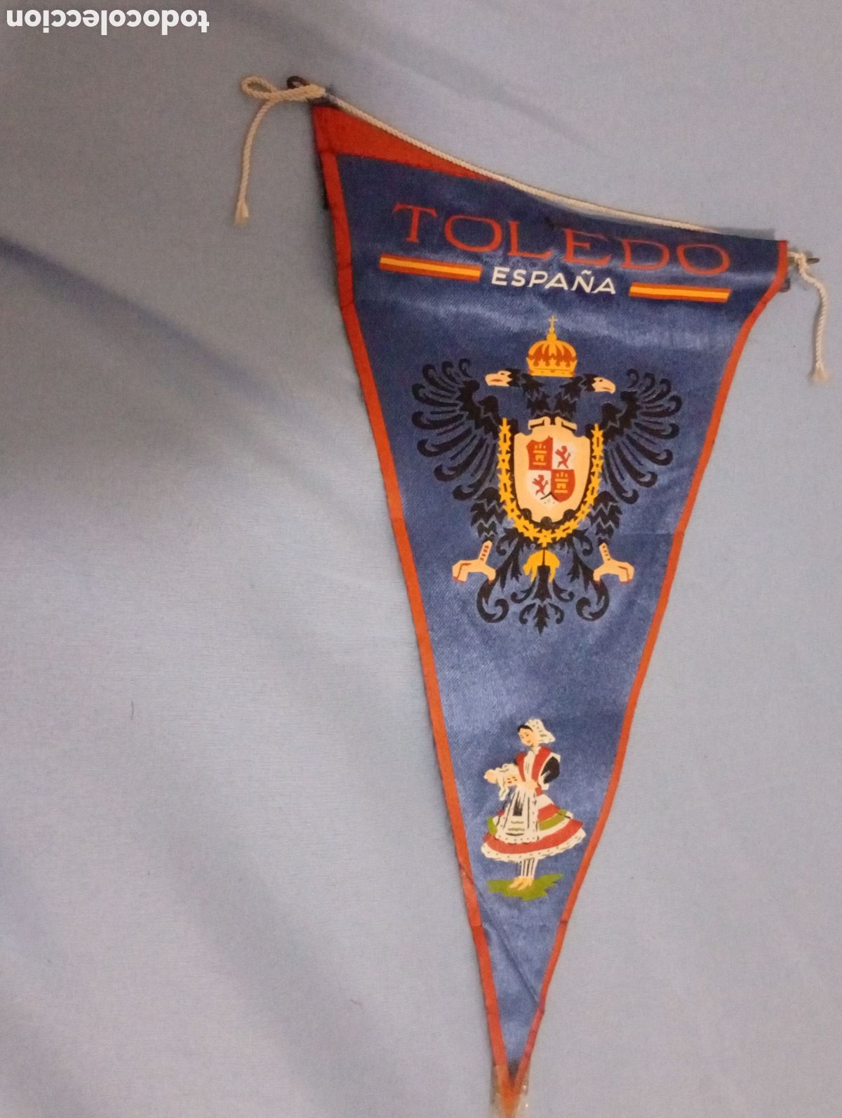 Banderines de colecci&oacute;n: BANDERIN TOLEDO ESPA&Ntilde;A