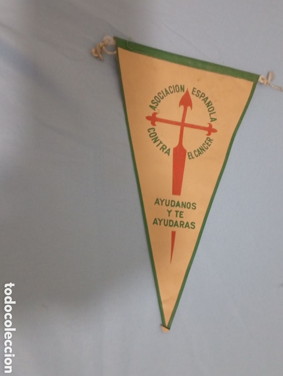 Bandierine di collezione: Banderin asociaci&oacute;n espa&ntilde;ola contra el c&aacute;ncer