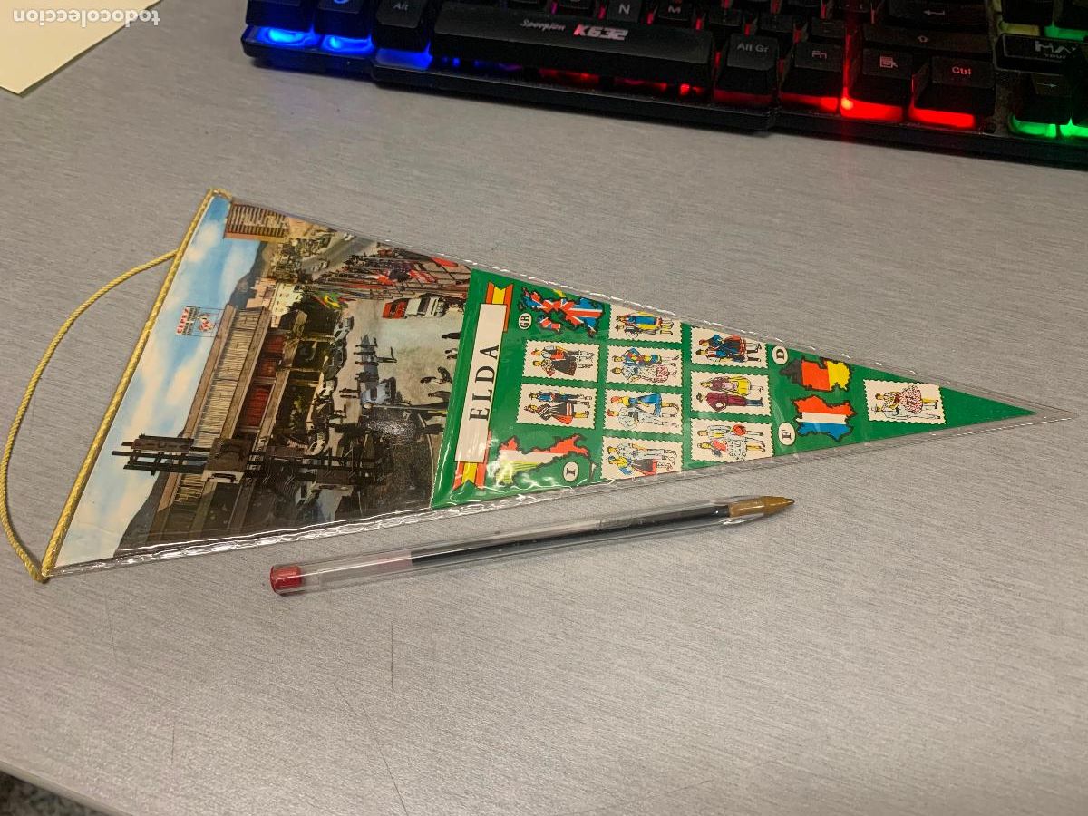 Banderines de colecci&oacute;n: BANDER&Iacute;N ELDA - ALICANTE / A&Ntilde;OS 60