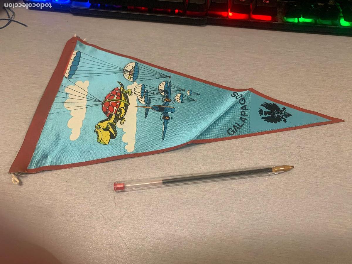 Banderines de colecci&oacute;n: BANDER&Iacute;N DE TELA GAL&Aacute;PAGOS