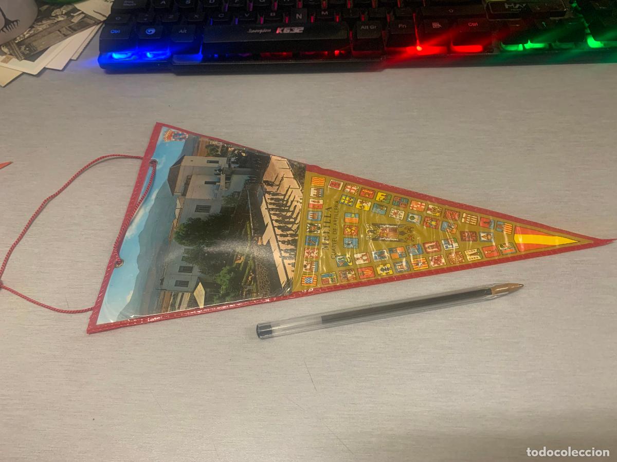 Banderines de colecci&oacute;n: BANDER&Iacute;N MELILLA, CUARTEL DE ARTILLER&Iacute;A - PL&Aacute;STICO