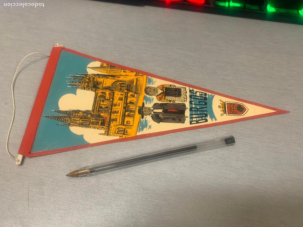 Sammlung von Wimpeln: BANDER&Iacute;N BURGOS - TELA