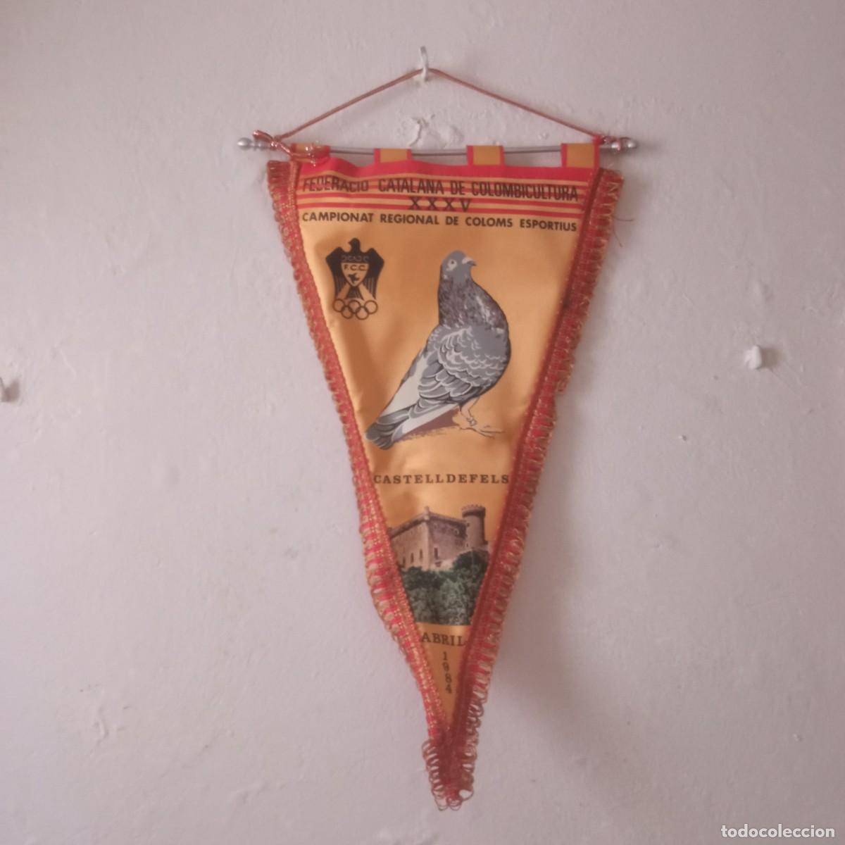 Banderines de colecci&oacute;n: Banderin grande colombicultura 1984